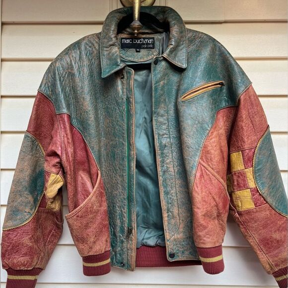 Vintage genuine Mark Buchanan Pelle Pelle moto jacket, size 40 - Picture 2 of 16